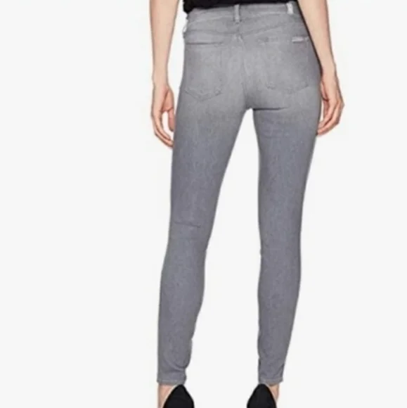 32 7 for all mankind the Skinny Grey Jeans - Picture 2 of 16